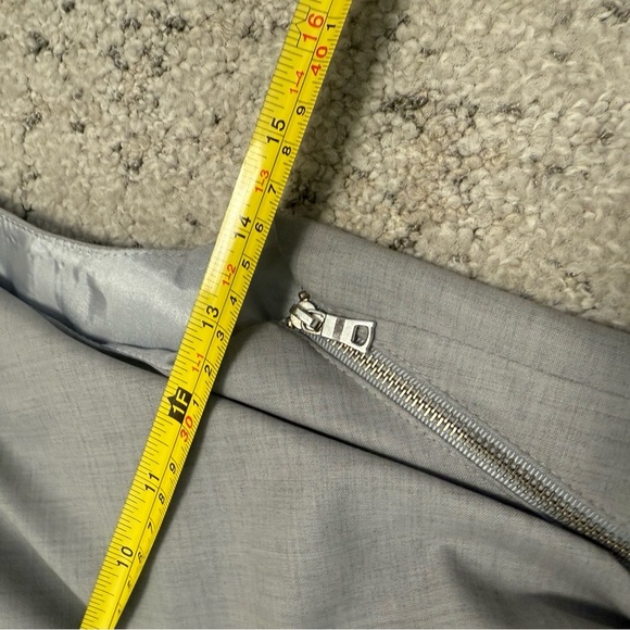 Cynthia Steffe size 6 EUC One-Shoulder grey blazer material Dress - Picture 13 of 13